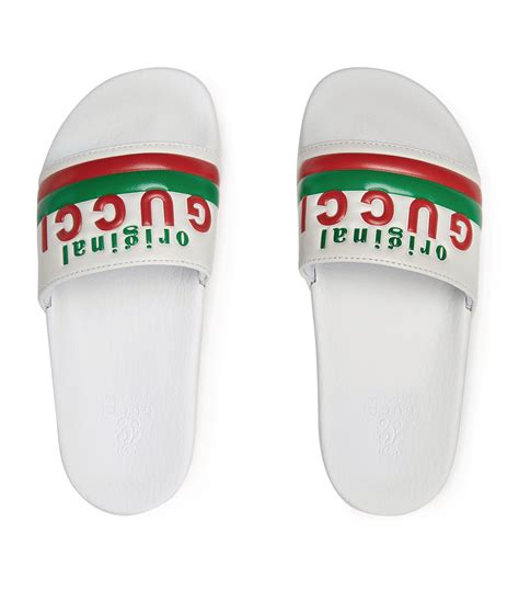 cheap gucci kids slides|gucci slides kids boys.